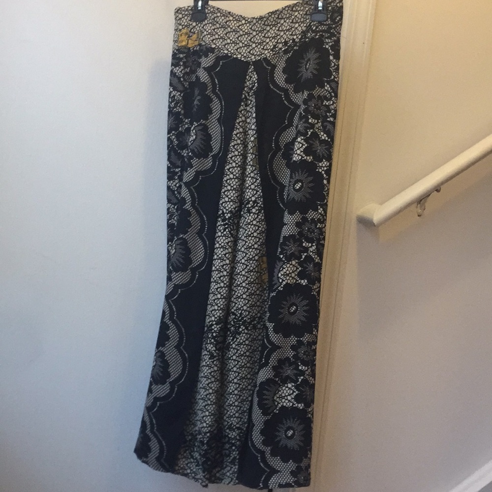 Bohemian split front pants